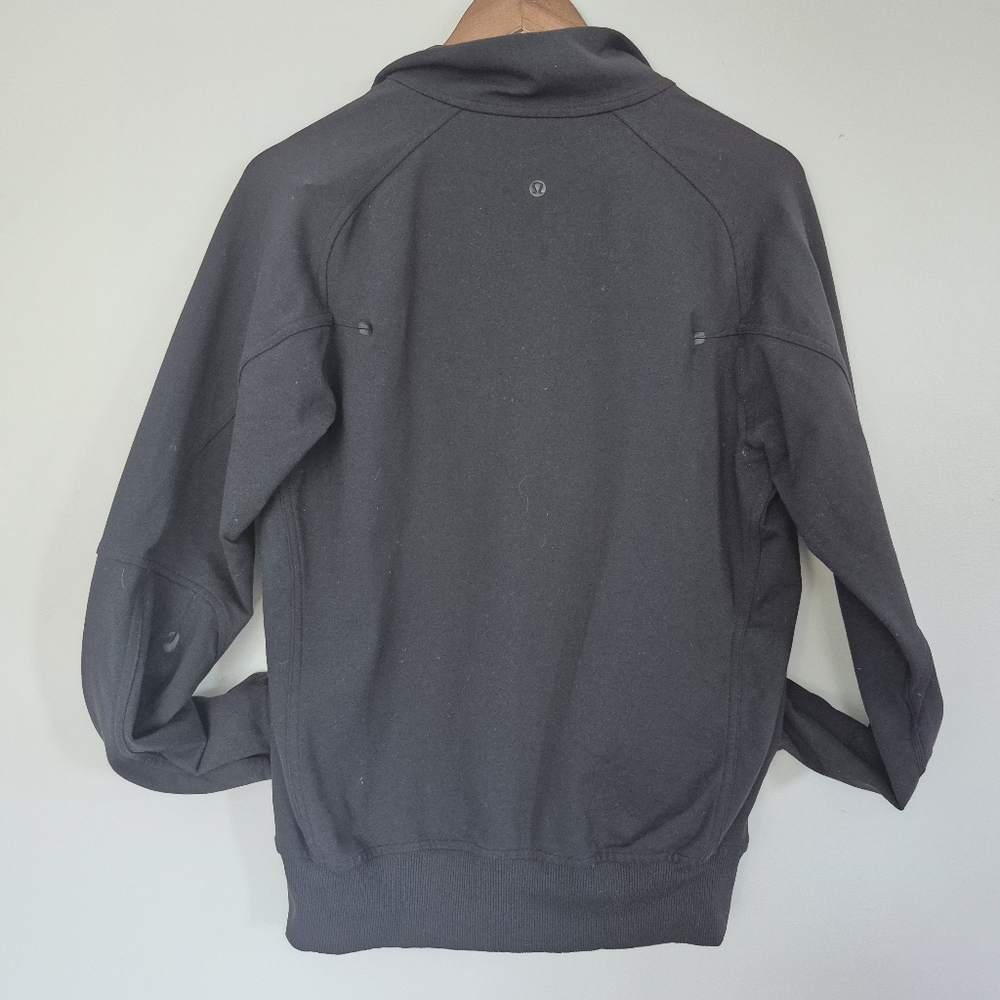 Lululemon Athletica Trainer Jacket Black Full Zip Medium - Picture 8 of 11